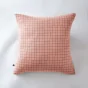 Taie d'oreiller gaze de coton 60 x 60 cm gaïa mix rose pêche Rose