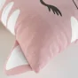 Coussin compresse 40 x 40 cm coton imprime chatchat des. place Sans