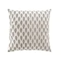 Coussin dehoussable 45 x 45 cm coton imprime or Pearl