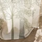 Rideau a oeillets 140 x 260 cm polyester/lin imprime palmea  des. place Vert