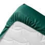 Drap housse 1 personne 90 x 190 cm coton bio 57 fils biolina Emeraude
