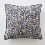 coussin déhoussable avec passepoil 45 x 45 cm gaze de coton imprimée malia