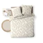 Parure de couette réversible + 260 x 240 cm coton 57 fils + 2 taies Mareva