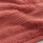 Drap de douche 70 x 130 cm eponge unie tendresse Terracotta
