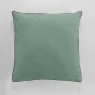 Housse de couette 240 x 220 cm coton lavé 57 fils Linette Sauge