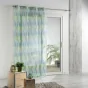 Panneau a oeillets 140 x 240 cm voile imprime transfert winter green Blanc