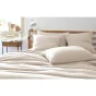 Taie d'oreiller gaze de coton 50 x 70 cm gaïa chic pampa Naturel