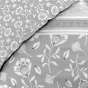 Housse de couette 240 x 220 cm réversible coton 57 fils + 2 taies Flavie