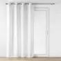 Voilage a oeillets 140 x 240 cm effet lainage Loulaine Blanc