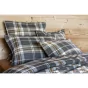 Taie d'oreiller 63 x 63 cm flanelle imprimée felix minuit Bleu foncé