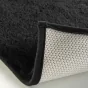 Tapis rectangle 120 x 170 cm imitation fourrure Féline - Noir