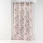 Panneau a oeillets 140 x 240 cm voile sable imprime alissia Rose