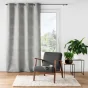 Rideau a oeillets 140 x 260 cm jacquard Teora Gris