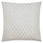 Coussin dehoussable compresse 60 x 60 cm polyester imp. metallise piana Naturel
