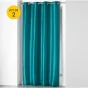 Rideau effet brillant 140 x 240 cm Shana Bleu