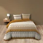 Housse de couette 240 x 220 cm coton 42 fils + 2 taies Xena