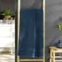 Drap de Douche 70x130 cm - Éponge Unie Tendresse Saphir 600g/m²