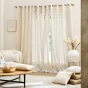 Coussin dehous. compr. franges 30 x 50 cm polycoton uni vertis Sans