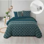 Pack parure de couette 220 x 240 cm Houston+ drap housse (140) Blanc