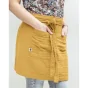 Tablier gaze de coton 45 x 80 cm gaia safran Jaune