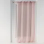 Voilage a nouettes 140 x 240 cm voile tissé Charlotte Rose