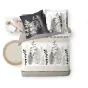 Housse de couette 260 x 240 cm coton 57 fils + 2 taies Cyliane