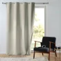 Rideau tamisant 135 x 260 cm isolant thermique Micropolar Naturel