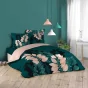Pack parure de couette 240 x 220 cm Belline + drap housse 140 x 190 x 30 Rose