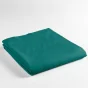 Drap plat 1 pers. 180 x 290 cm coton 57 fils Lina Emeraude