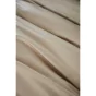 Housse de couette 260 x 240 cm bambou de satin 120 fils Salomé Naturel