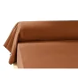 Taie de traversin flanelle 85 x 185 cm candice tomette Orange
