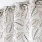 Lot de 2 Rideaux a oeillets 140 x 260 cm polyester imprimé Alma Naturel