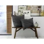 Taie d'oreiller flanelle chaude 50 x 70 cm Candice Anthracite