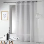 Panneau a oeillets 140 x 240 cm etamine crash telma Gris