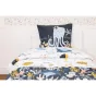Housse de couette + 1 taie d'oreiller 140 x 200 cm coton 57 fils Octopia