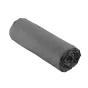 Lot de 2 Drap housse percale de coton 78fils ultra doux 160 x 200 cm Gris acier