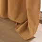 Lot de 2 Rideaux tamisant a oeillets 140 x 240 cm bouclette Wooly Camel
