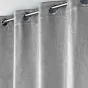 Rideau grande hauteur 135 x 280 cm occultant velours frappé Melodie Gris