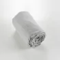 Drap housse flanelle chaude 180 x 200 cm Bonnet 30 cm Candice Gris
