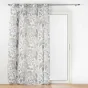 voilage grande hauteur 140 x 280 cm voile sablé imprimé Tilda Blanc