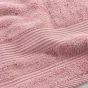 Drap de douche 70 x 130 cm eponge unie tendresse Bois De Rose