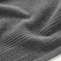 Serviette invite 30 x 50 cm eponge unie tendresse Anthracite