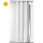 Lot de 2 rideaux tamisant 140 x 260 cm imprimé Bully Blanc