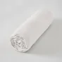 Drap housse 180 x 200 cm – Lin lavé Soline Craie - Bonnet 30 cm