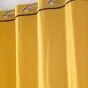 Lot de 2 rideaux à oeillets 140 x 240 cm  Coton lavé Linette Jaune