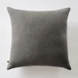Coussin Déhoussable 60 x 60 cm - 100% coton Sixtine Ardoise