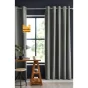 Lot de 2  rideaux occultant 140 x 280 cm grande hauteur Obscure Anthracite