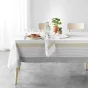 Nappe rectangle 140 x 240 cm coton/polyester tisse teint iliade Sans
