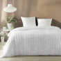 Parure  240 x 220 cm microfibre plisseé + 2 taies Plissia