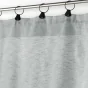 Voilage effet lin à anneaux 140 x 240 cm Linka Gris clair